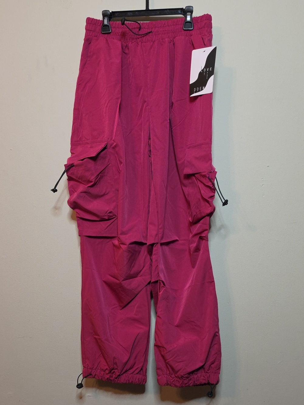 Made With Love Cargo Pants in Raspberry
